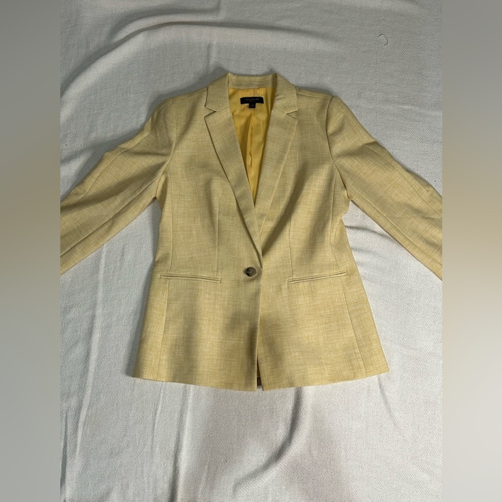 Pettit Crosshatch Long Blazer